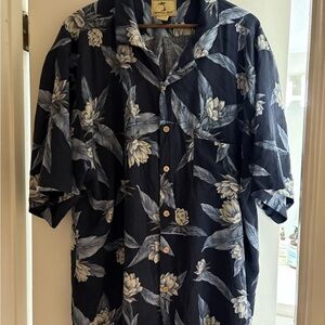 Jamaica Jaxx Navy Floral Shirt